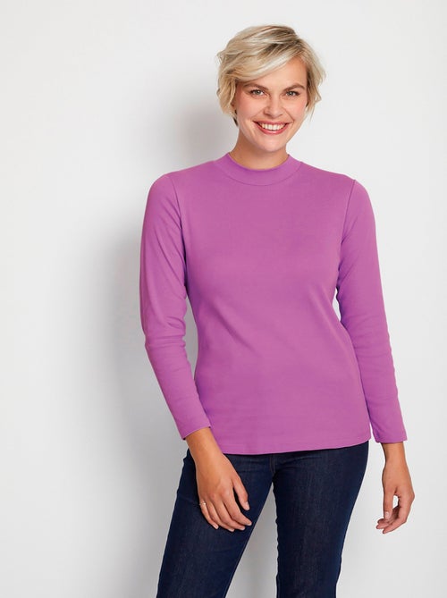 Sous-pull long souple maille douce - Kiabi