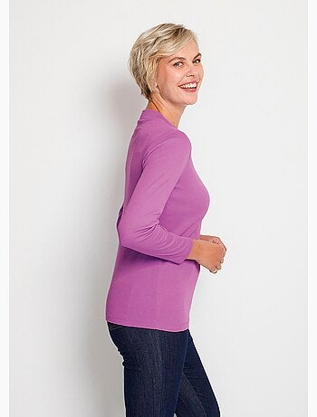 Sous-pull long souple maille douce