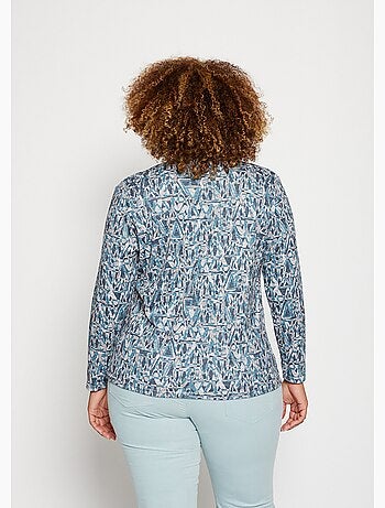Sous-pull maille chinée extensible - Afibel