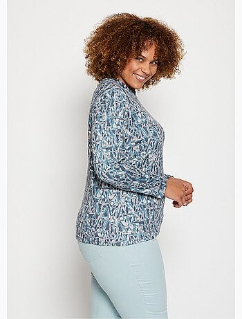 Sous-pull maille chinée extensible - Afibel