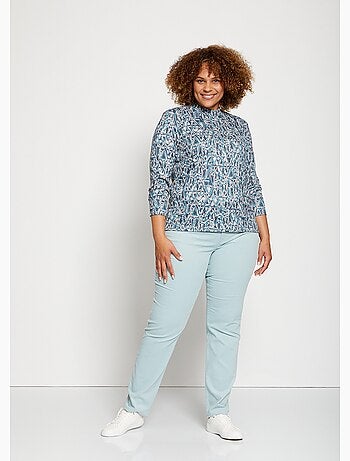 Sous-pull maille chinée extensible - Afibel