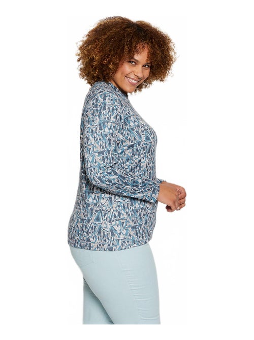 Sous-pull maille chinée extensible - Afibel - Kiabi