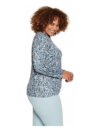 Sous-pull maille chinée extensible