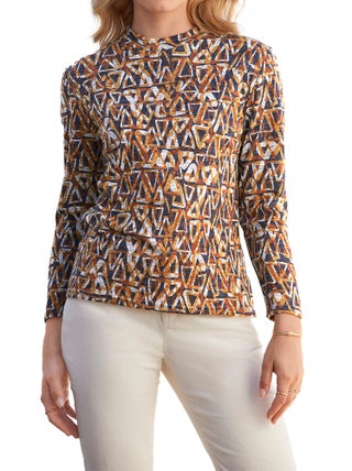 Sous-pull maille chinée extensible