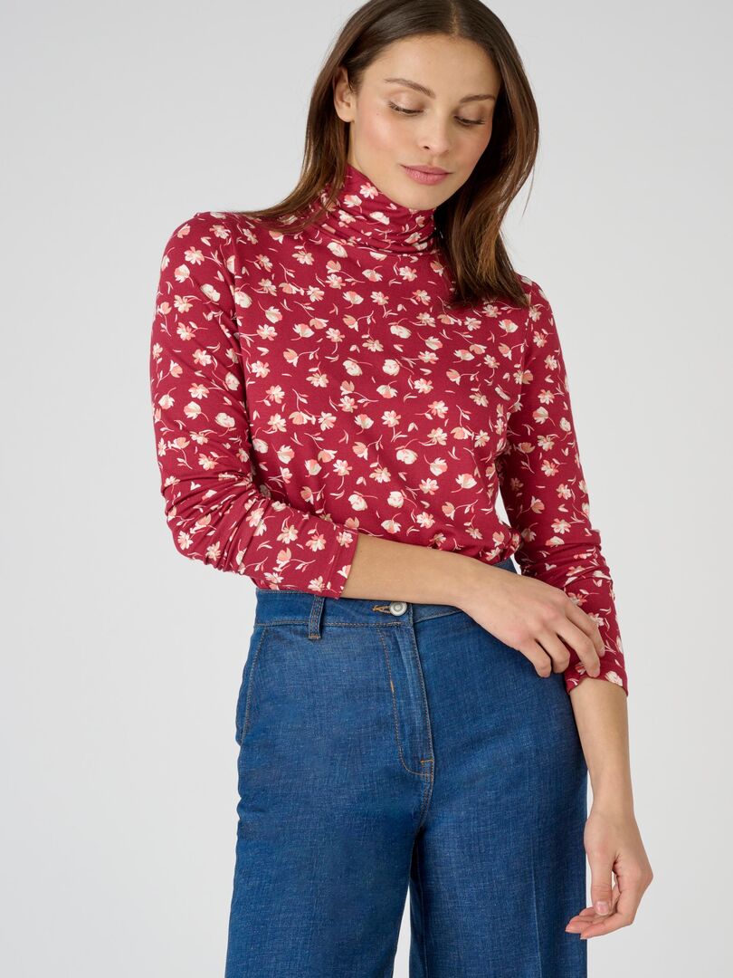 Sous pull col roulé femme damart sale