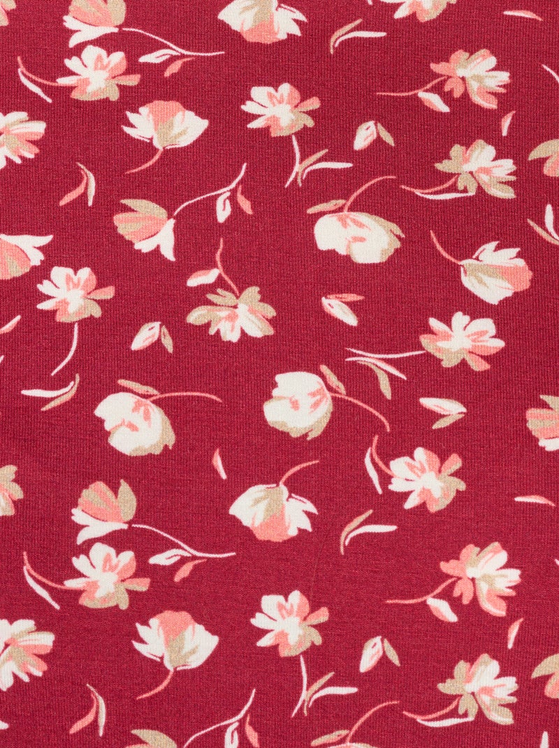 Sous pull maille col roulé - Damart Rouge - Kiabi