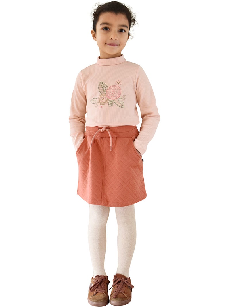 Sous pull sofia manches longues Rose - Kiabi