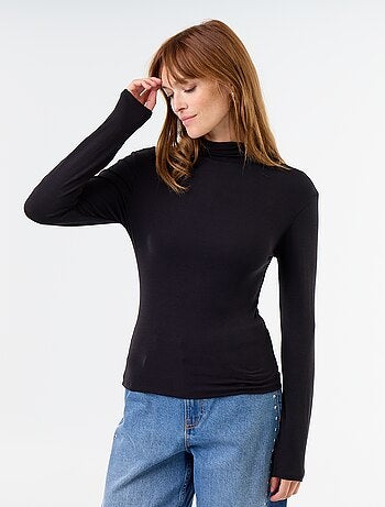 Sous-pull stretch à col roulé