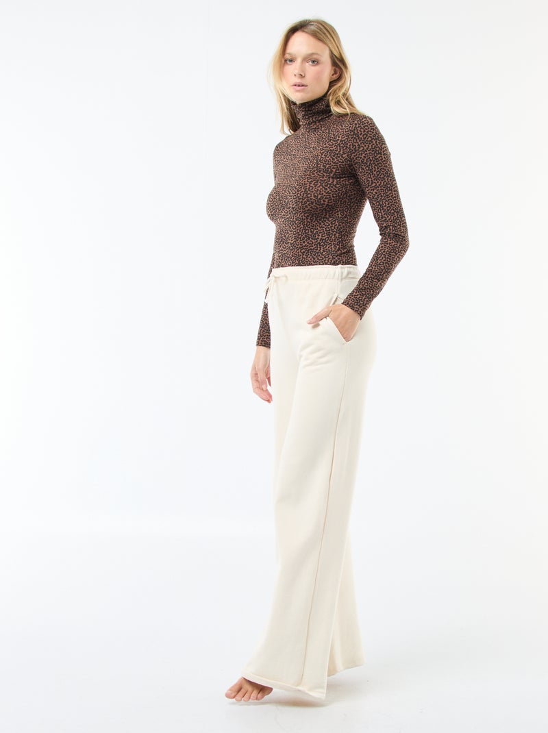 Sous-pull thermique effet seconde peau Marron - Kiabi