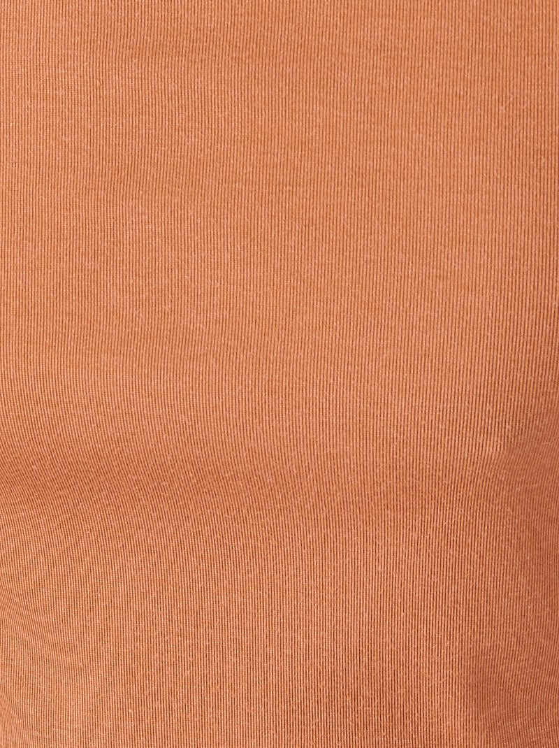 Sous-pull Thermolactyl col roulé  thermique - Damart Marron - Kiabi