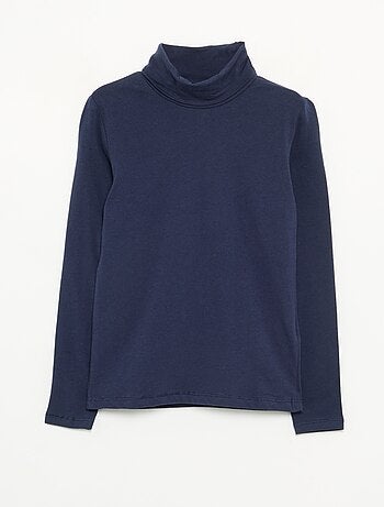 Sous-pull uni à col roulé