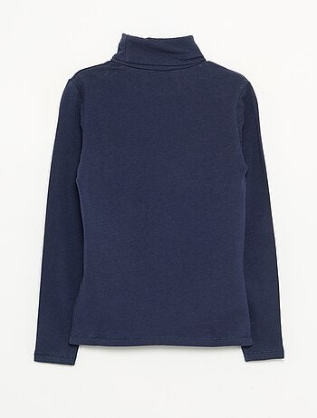 Sous-pull uni à col roulé