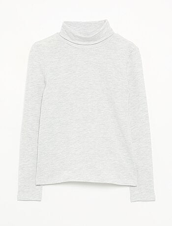 Sous-pull uni à col roulé