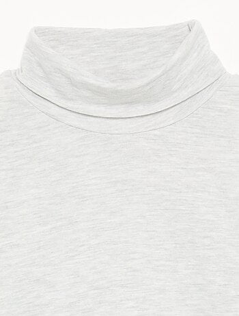 Sous-pull uni à col roulé