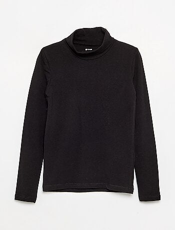 Sous-pull uni à col roulé