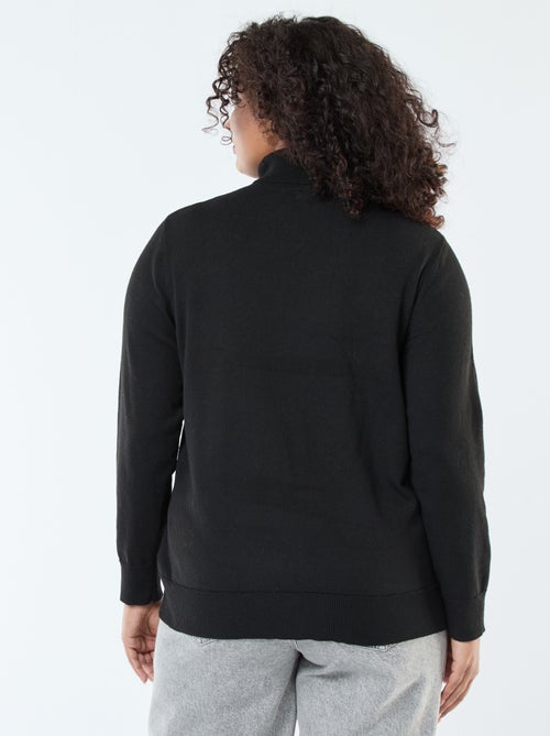 Sous-pull uni avec col roulé - Kiabi