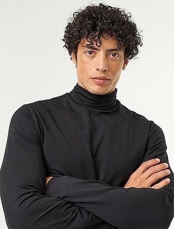 Sous-pull uni col roulé