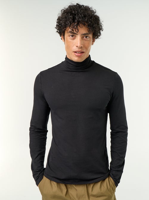 Sous-pull uni col roulé - Kiabi Sous-pull uni col roulé - Kiabi