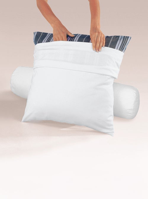 Sous-taie oreiller ou traversin - lot de 2 - Kiabi