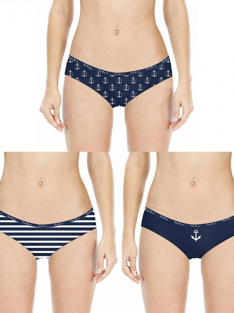 Sous Vêtements Girlz Marin Ancre Blanche Little Marcel Bleu - Kiabi