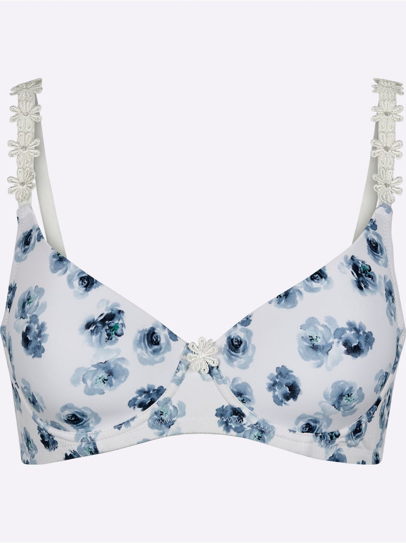 Soutien-gorge à Armatures - Witt Blanc Bleu marine - Kiabi