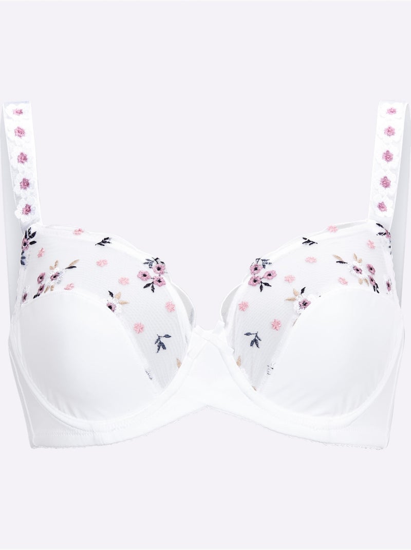 Soutien-gorge à Armatures - Witt Blanc Violet - Kiabi