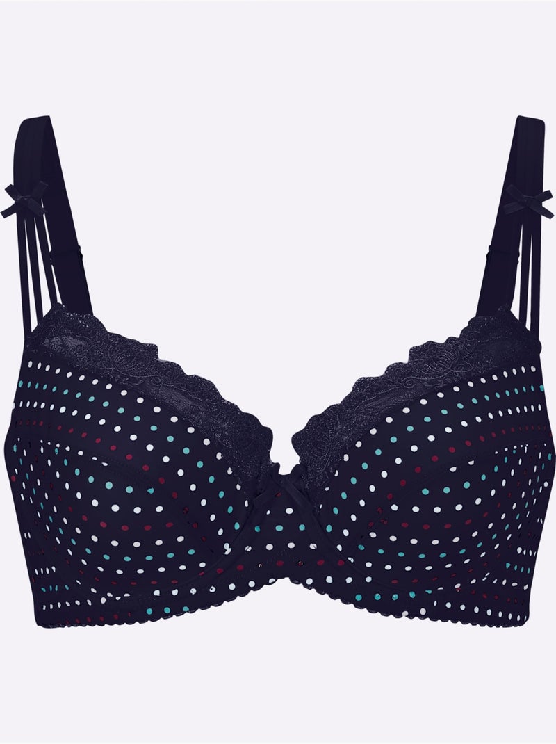 Soutien-gorge à armatures - witt Bleu marine - Kiabi