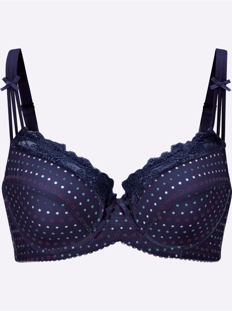 Soutien-gorge à armatures - witt Bleu marine - Kiabi
