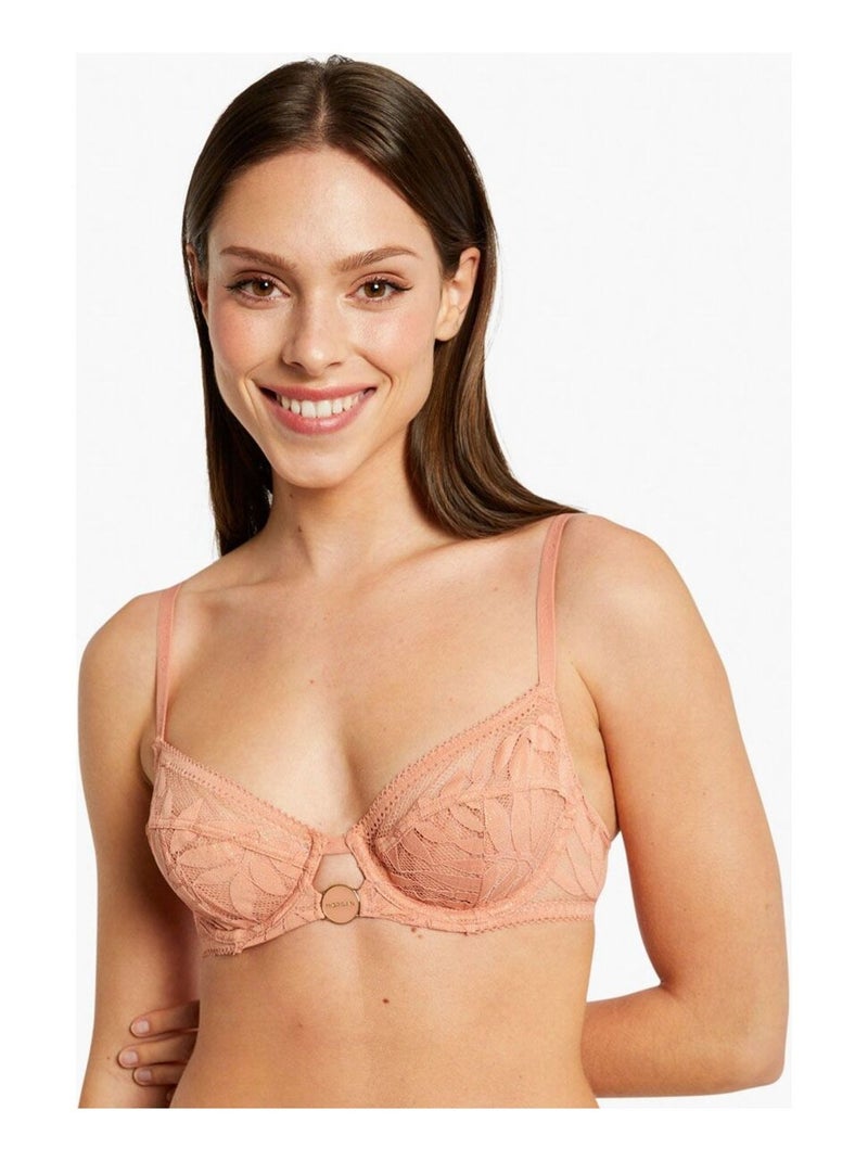 Soutien-gorge à armatures ANAIS DENTELLE - Morgan Lingerie Beige - Kiabi