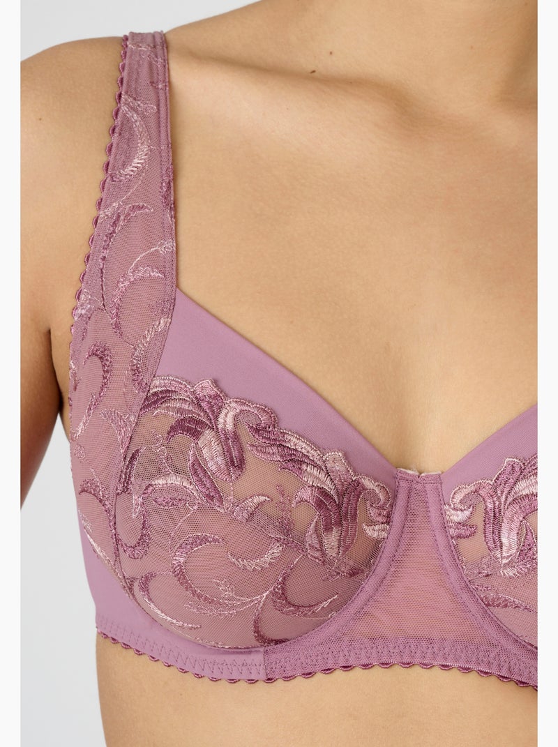 Soutien-gorge à armatures Anna by Damart - Damart Mauve - Kiabi