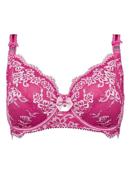 Brigitte Bardot Soutien-gorge à armatures bonnet C, D et E rose