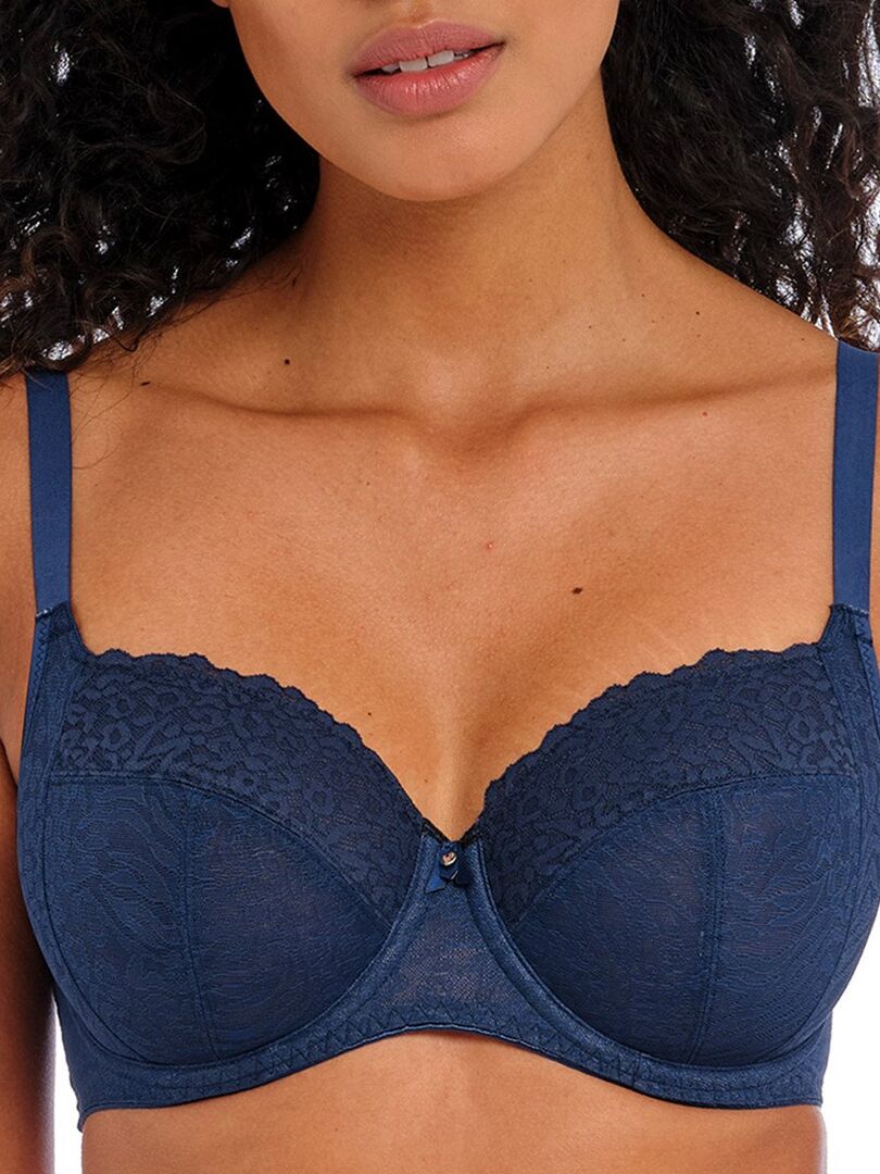 Soutien gorge a armatures bonnets profonds Catwalk Bleu Kiabi 46.09