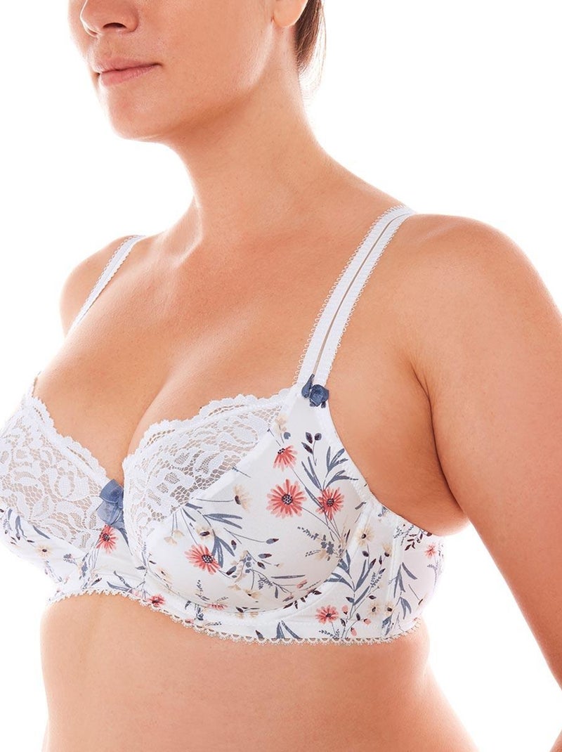 Soutien-gorge à armatures CAPRICE - Brigitte Bardot Blanc - Kiabi