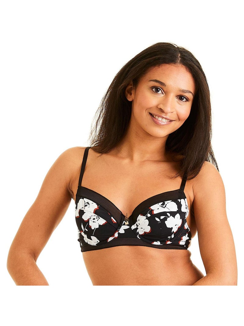 Soutien-gorge à armatures COOKIE - Camille Cerf & Pomm'Poire Noir - Kiabi