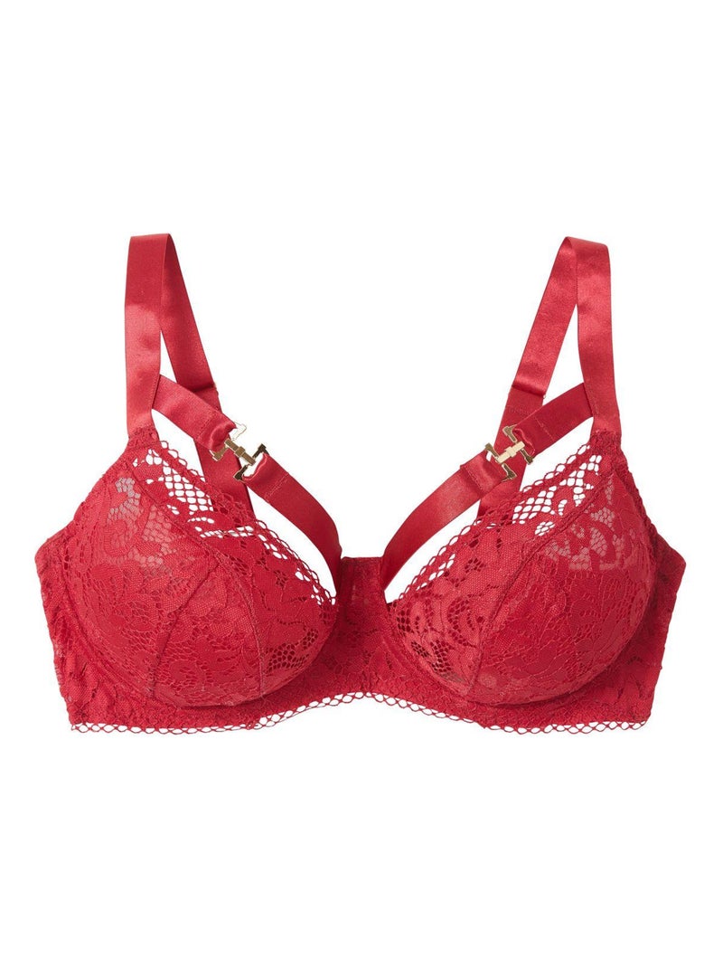 Soutien-gorge à armatures DANGER - Pomm'Poire Rouge - Kiabi