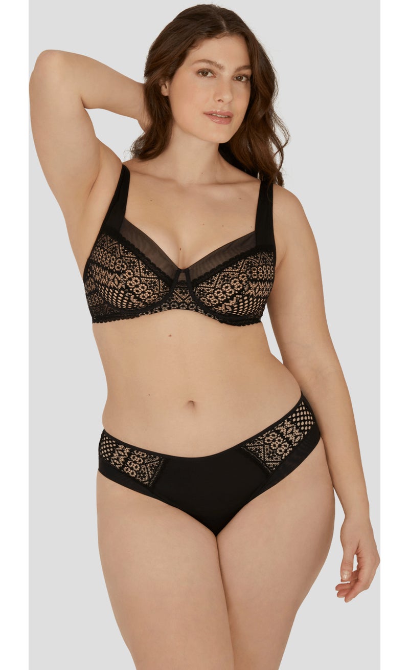 Soutien-gorge à armatures DÉESSE Noir - Kiabi