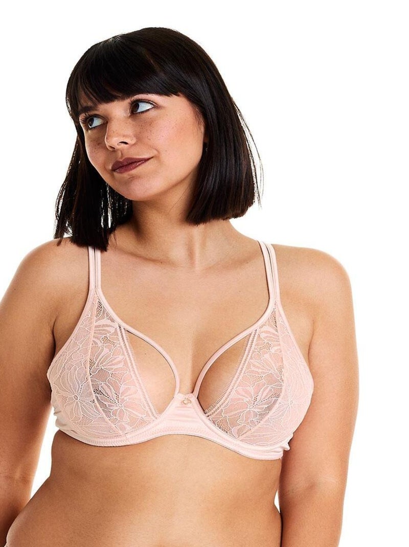 Soutien-gorge à armatures DIABOLIQUE - Pomm'Poire Rose clair - Kiabi