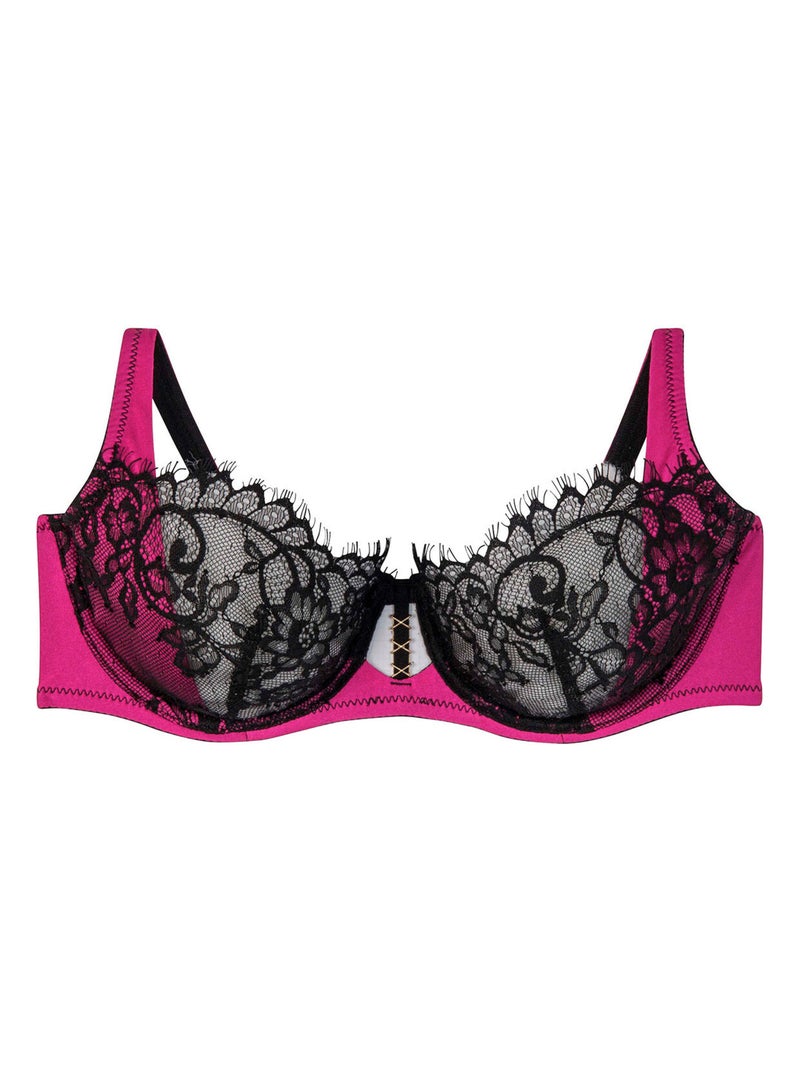 Soutien-gorge à armatures DRAGON - Pomm'Poire Noir - Kiabi