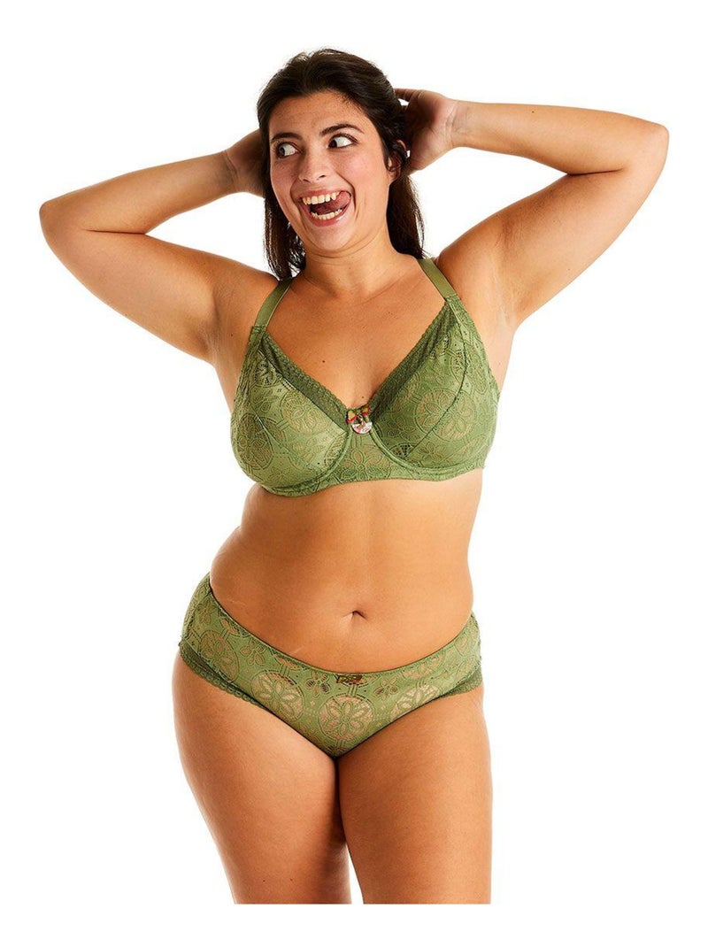 Soutien-gorge à armatures ECHO - Pomm'Poire Vert - Kiabi
