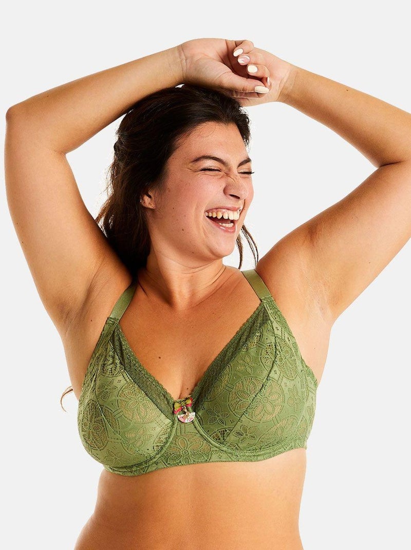 Soutien-gorge à armatures ECHO - Pomm'Poire Vert - Kiabi