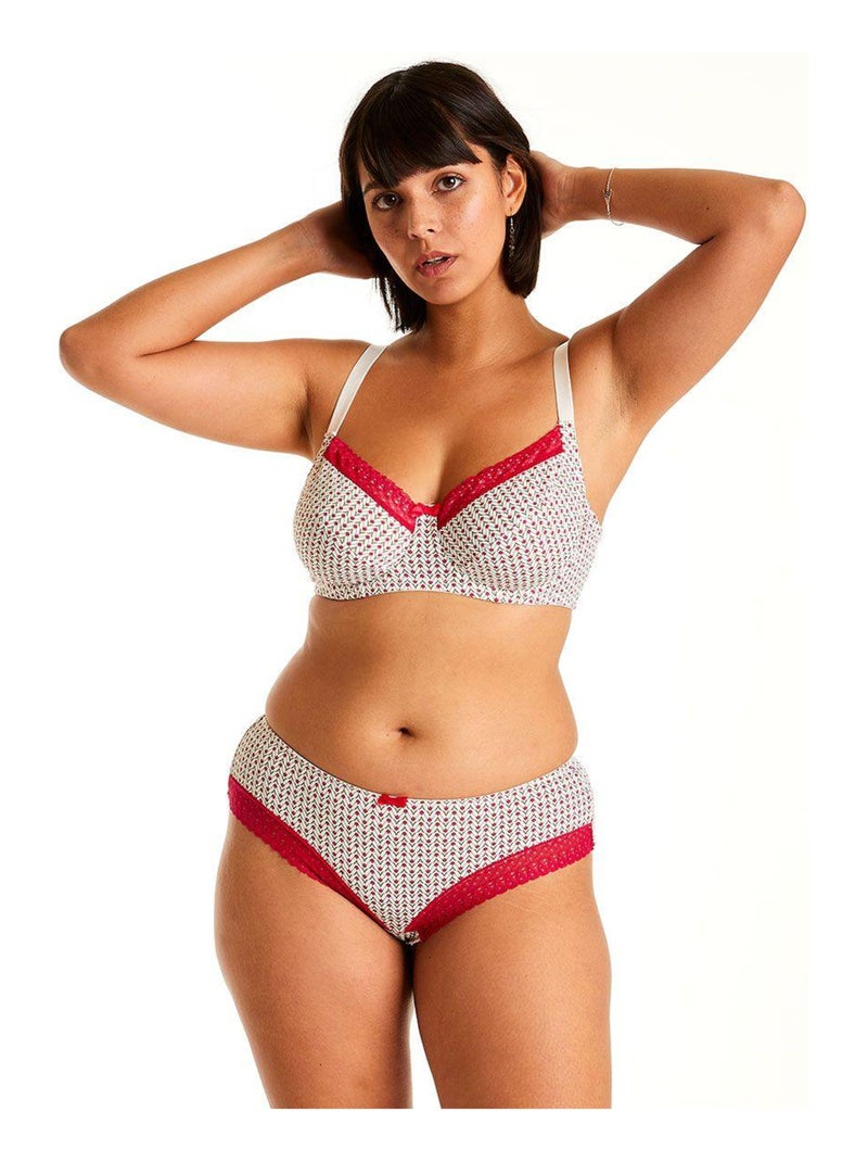 Soutien-gorge à armatures ECRIN - Pomm'Poire Rose - Kiabi