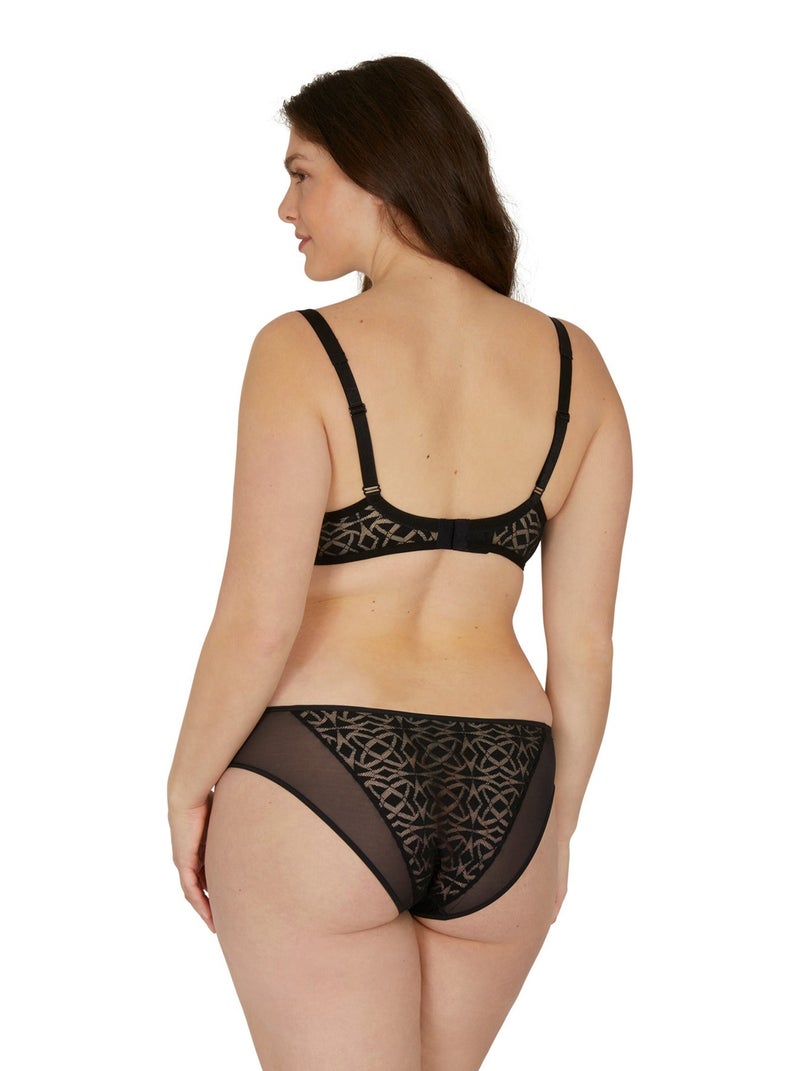 Soutien-gorge à armatures EQUINOXE Noir - Kiabi