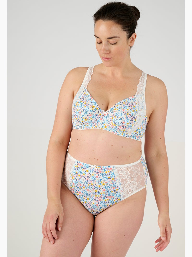 Soutien-gorge à armatures EVA de Damart - Damart Bleu - Kiabi