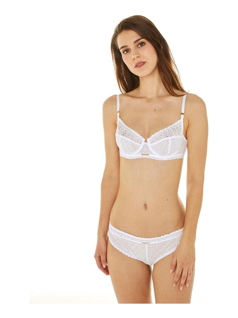 Soutien-gorge à armatures EVE - Morgan Blanc - Kiabi