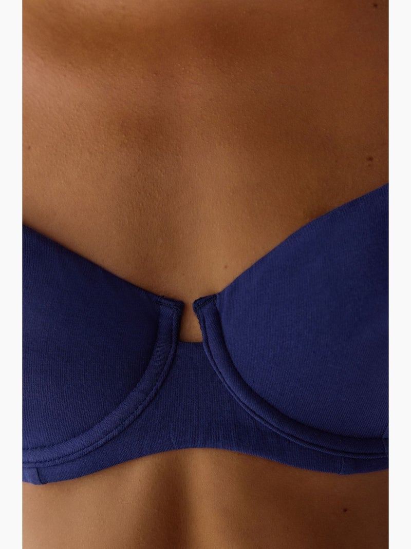 Soutien-gorge à armatures femme penti Bleu - Kiabi