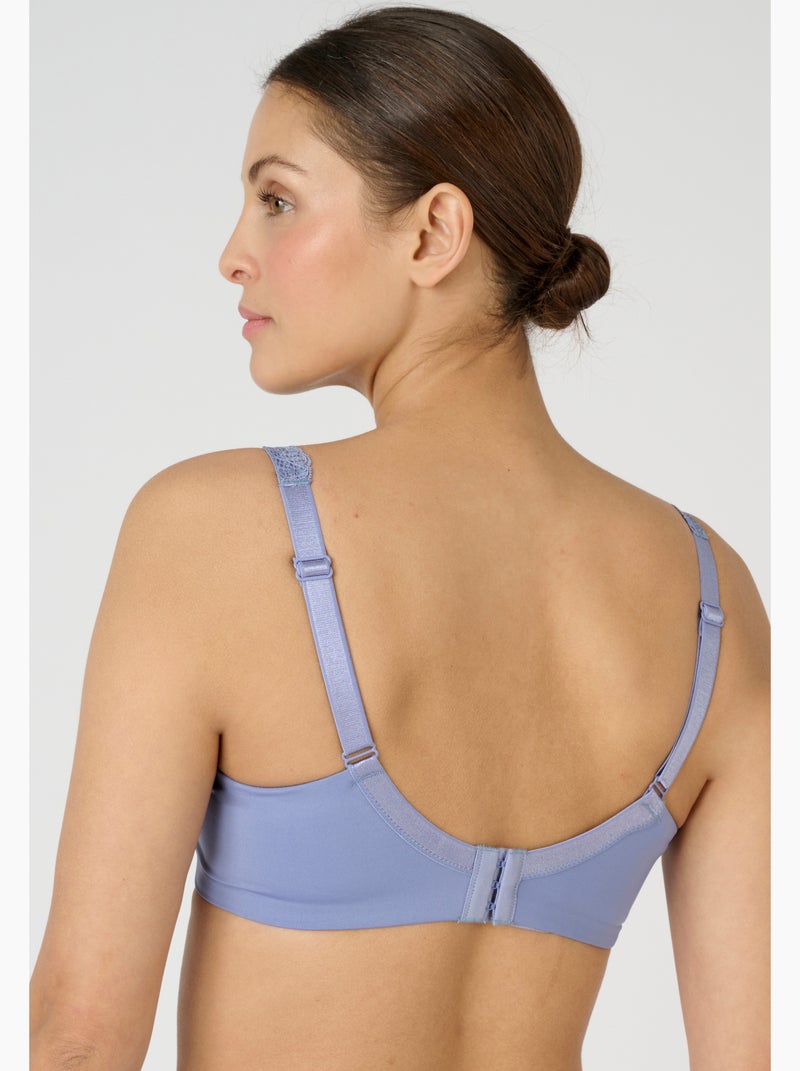 Soutien-gorge à armatures forme emboîtante, Eva by Damart - Damart Bleu - Kiabi