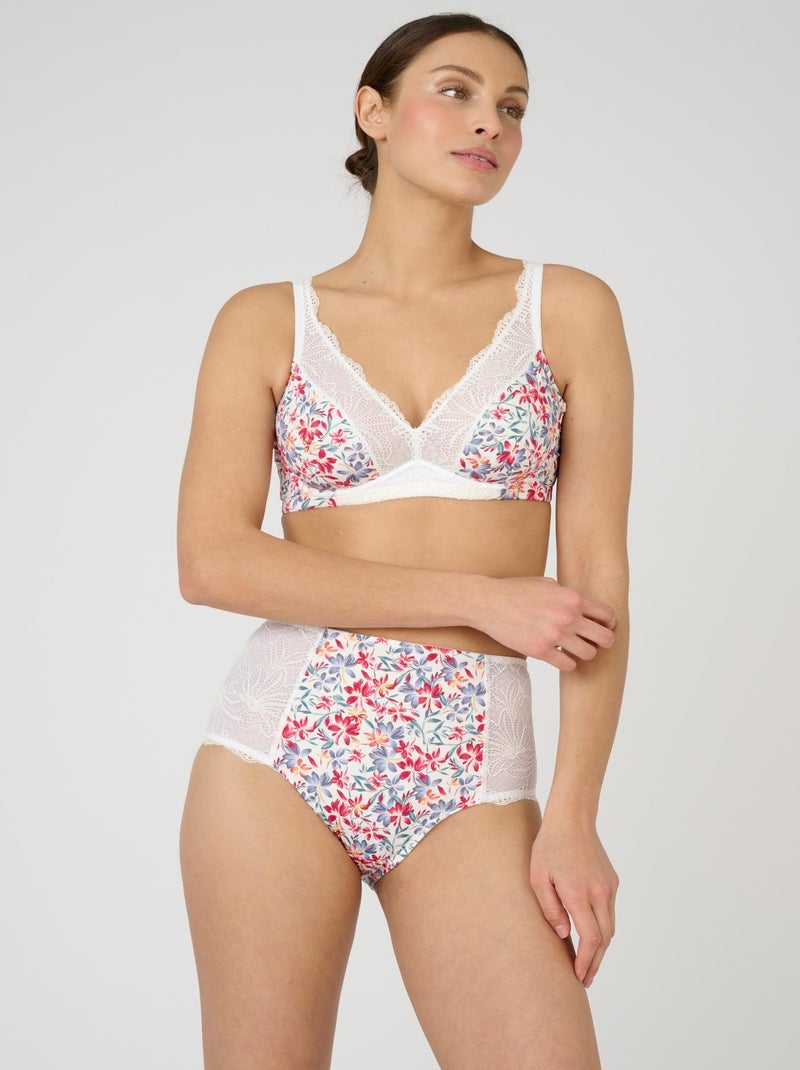 Soutien-gorge à armatures forme emboîtante, eva by damart - damart Rouge - Kiabi