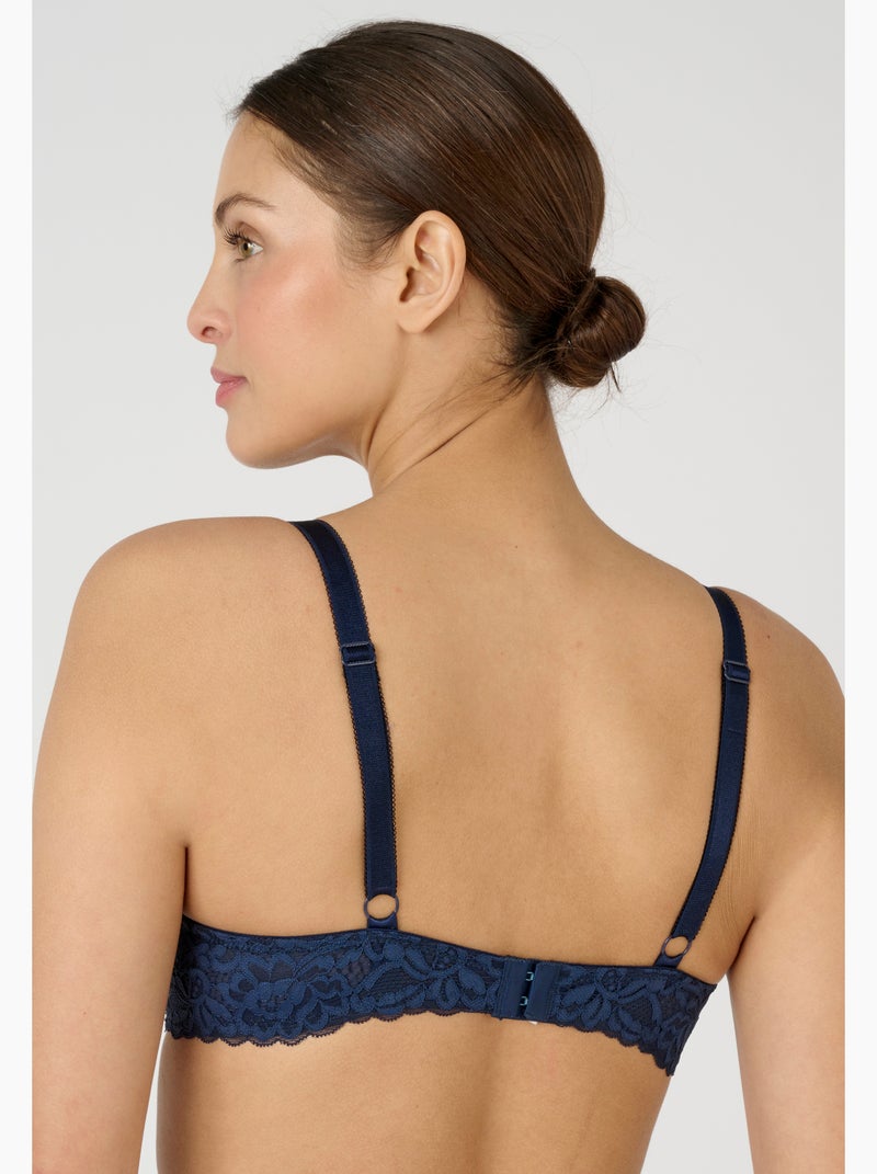 Soutien-gorge à armatures forme foulard, Diana by Damart - Damart Bleu marine - Kiabi
