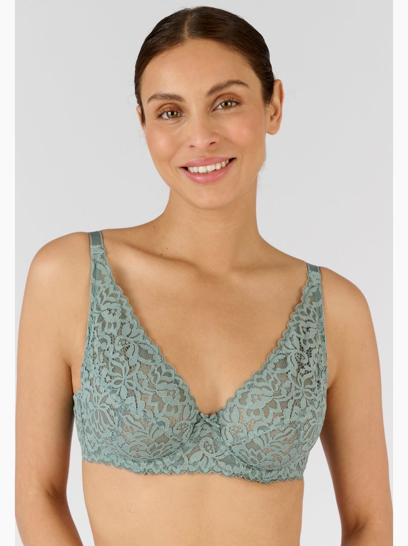 Soutien-gorge à armatures forme foulard, Diana by Damart - Damart Rose pâle - Kiabi
