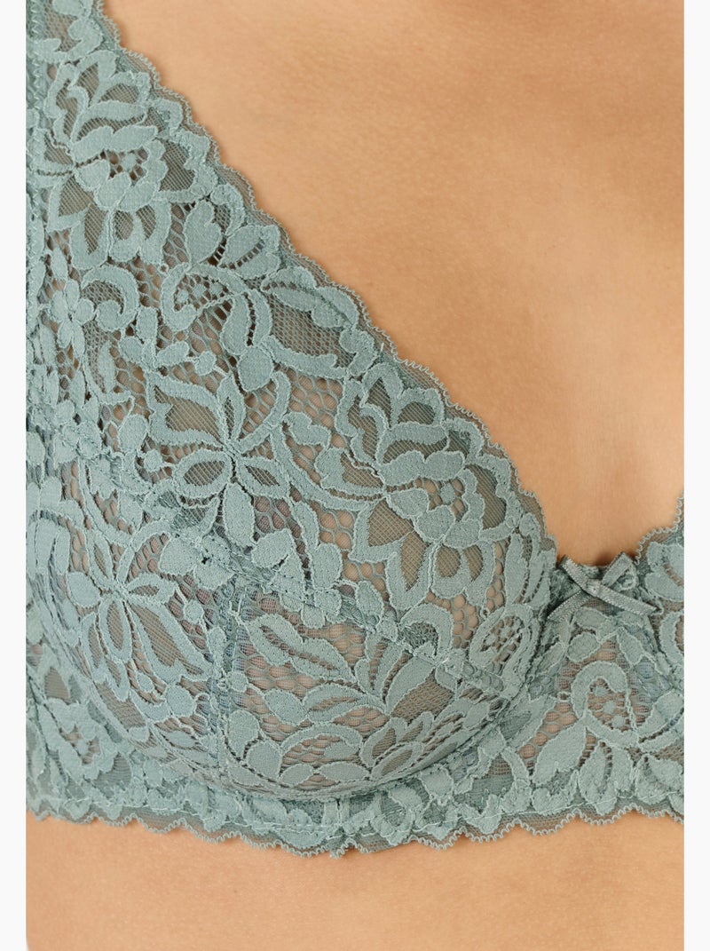 Soutien-gorge à armatures forme foulard, Diana by Damart - Damart Rose pâle - Kiabi
